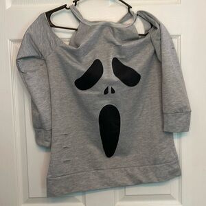 Spooky fun Halloween top sz sm/m